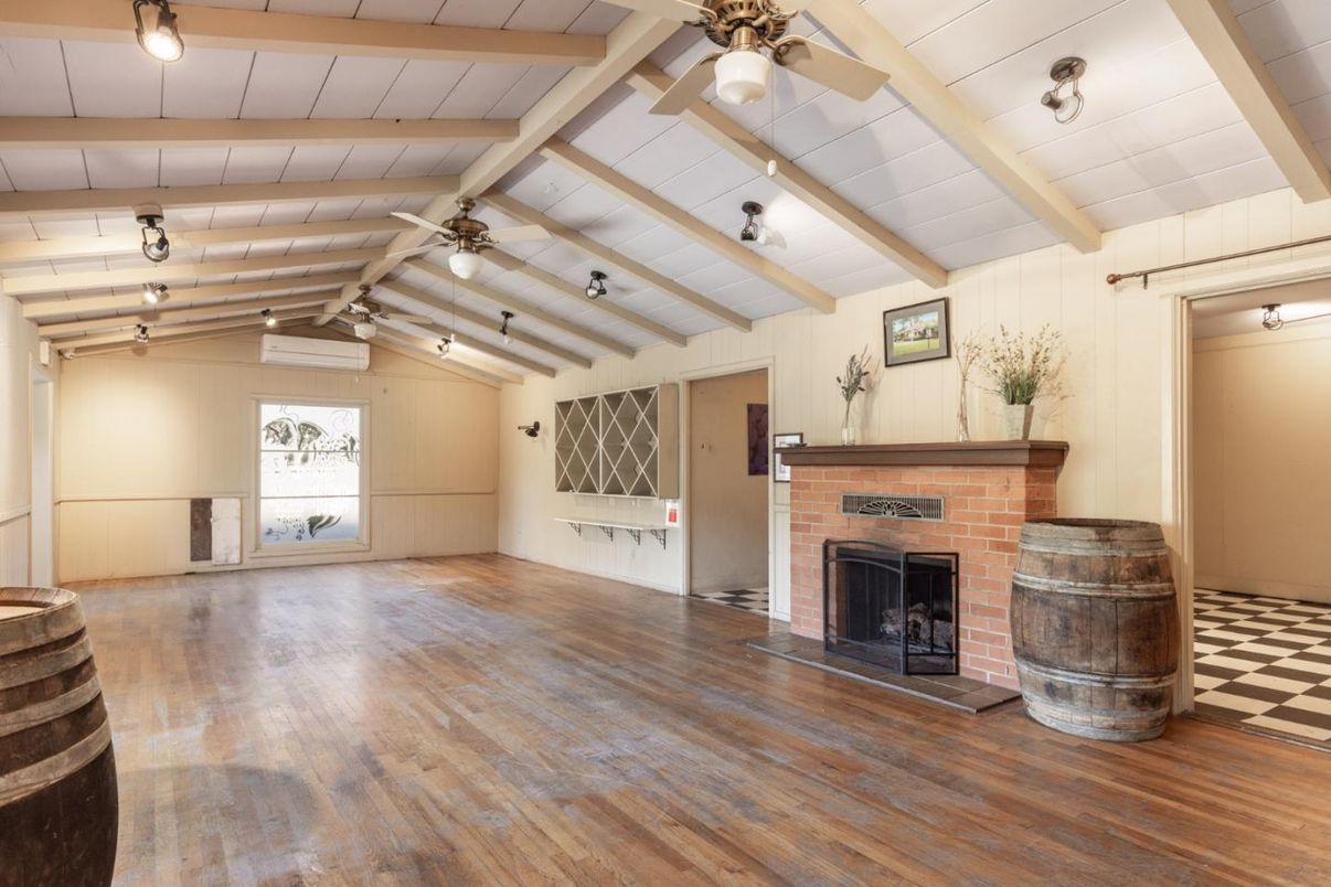 Empty room, Fireplace, Interior, Wood Texture Flooring