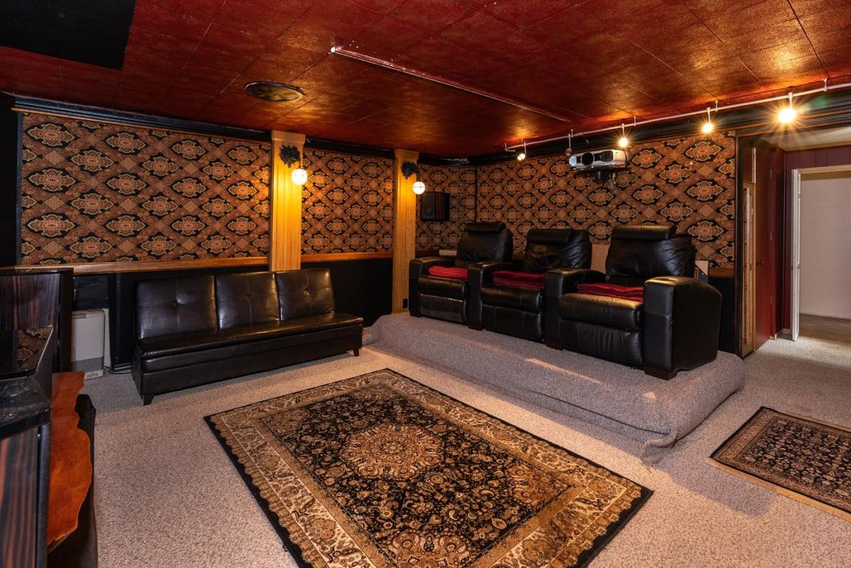 Home Theatre Room, Interior, Pendant Lights, Theatre Room