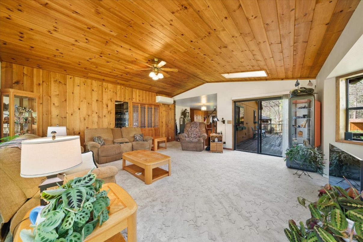 Interior, Living room, Wooden Ceilings, Wooden Walls