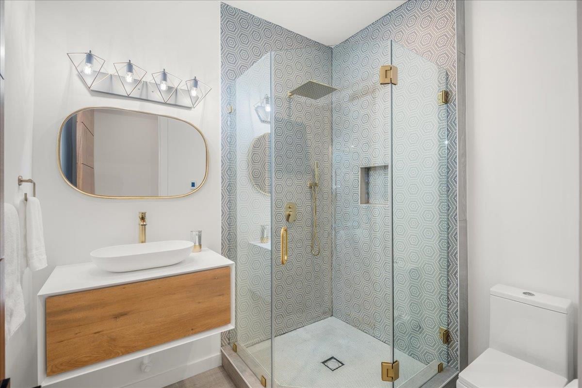 Bathroom, Glass Shower, Interior