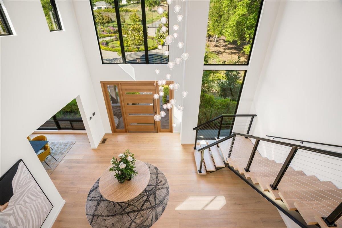 Interior, Pendant Lights, Wood Texture Flooring