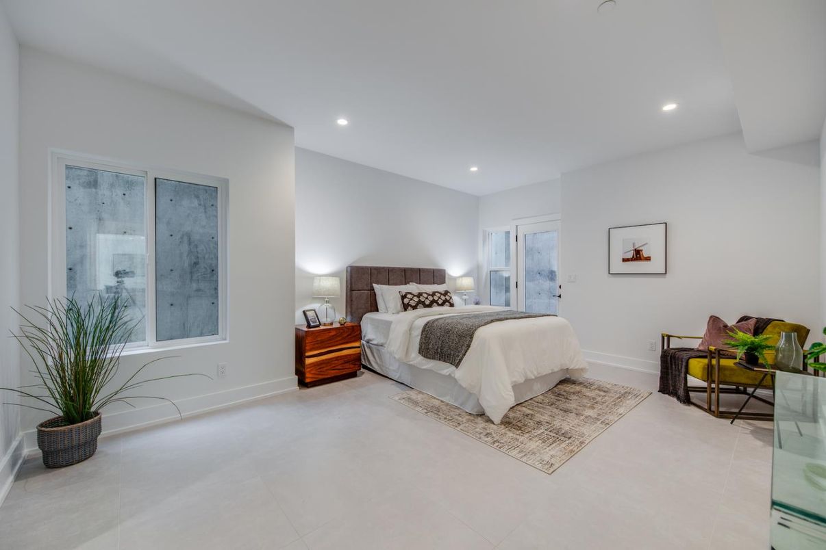 Bedroom, Interior, Recessed Lighting