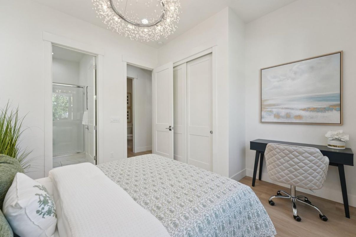 Bedroom, Interior, Wood Texture Flooring