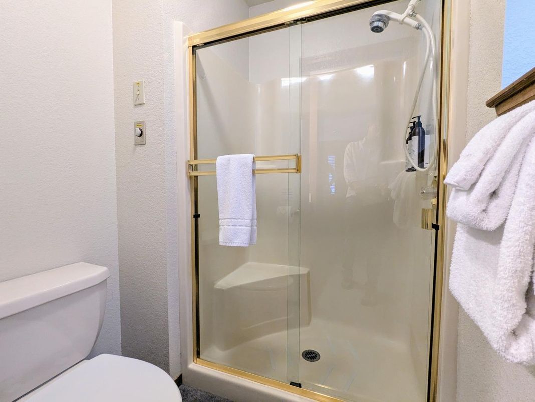 Bathroom, Glass Shower, Interior