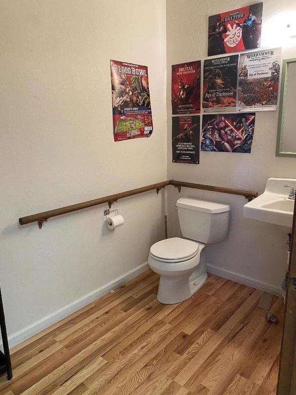 Bathroom, Interior, Wood Texture Flooring