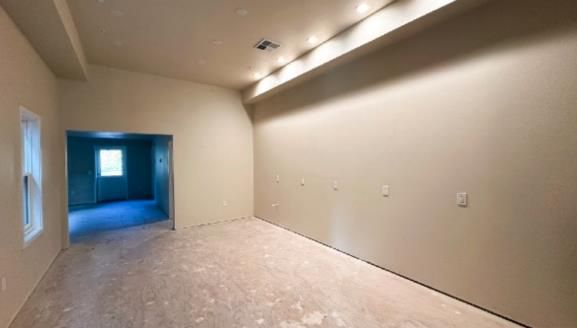 Empty room, Interior, Recessed Lighting