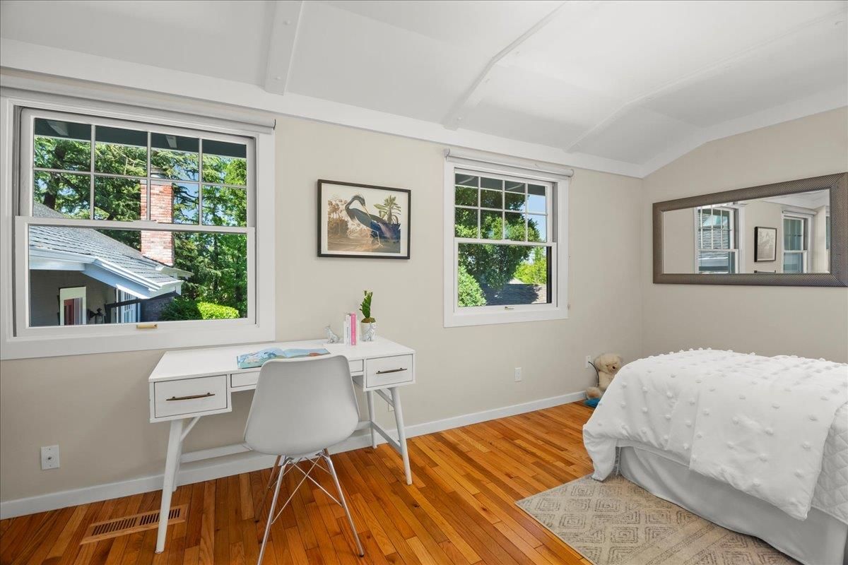 Bedroom, Home Office, Interior, Wood Texture Flooring