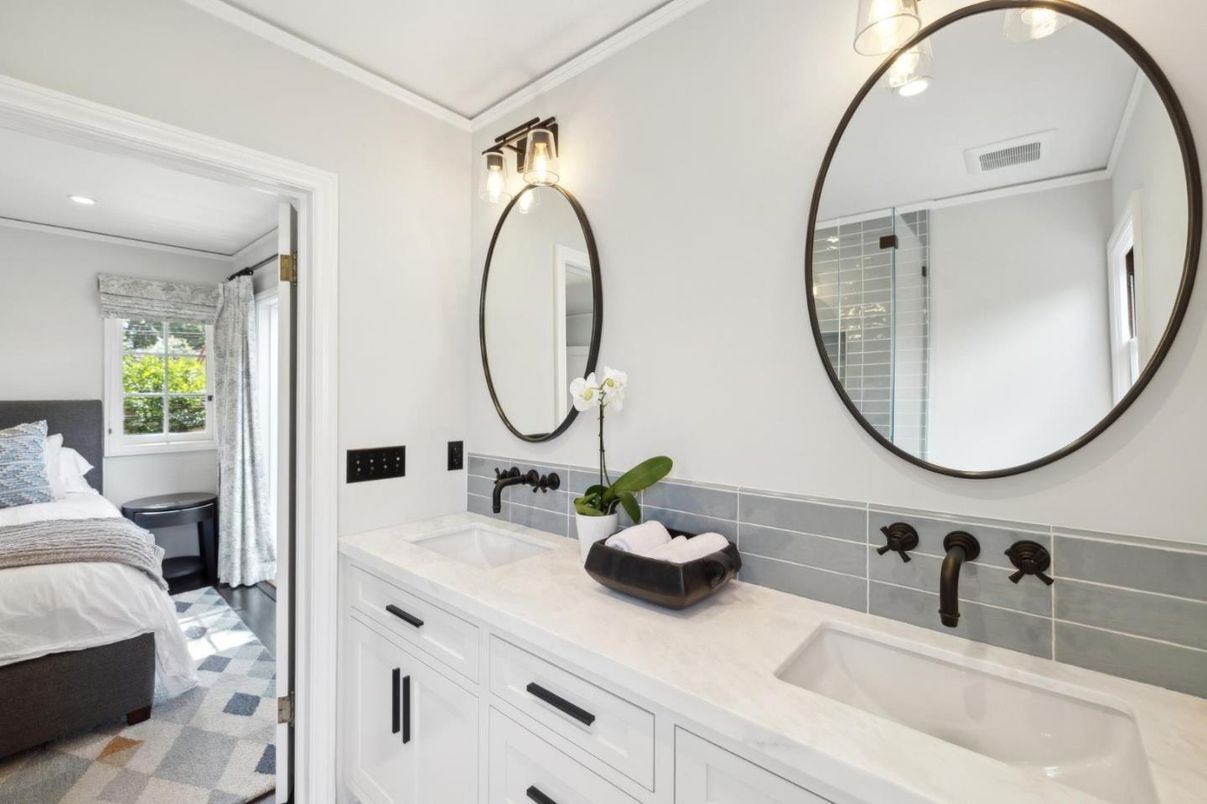 Bathroom, Bedroom, Dual Sink Vanities, Interior, Recessed Lighting