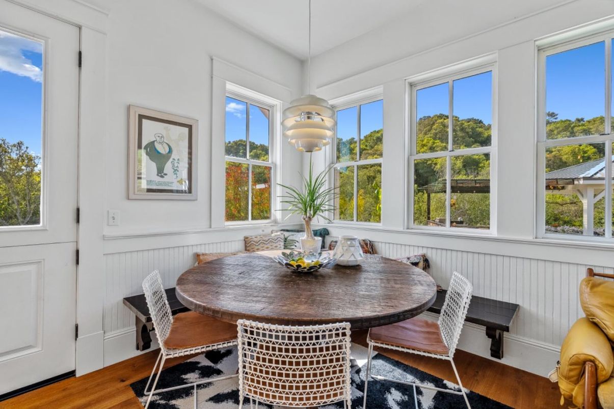 Dining room, Interior, Wood Texture Flooring