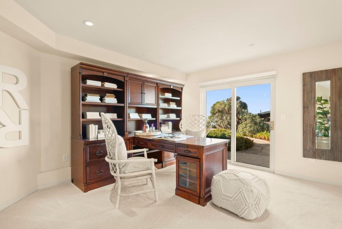 Home Office, Interior, Recessed Lighting