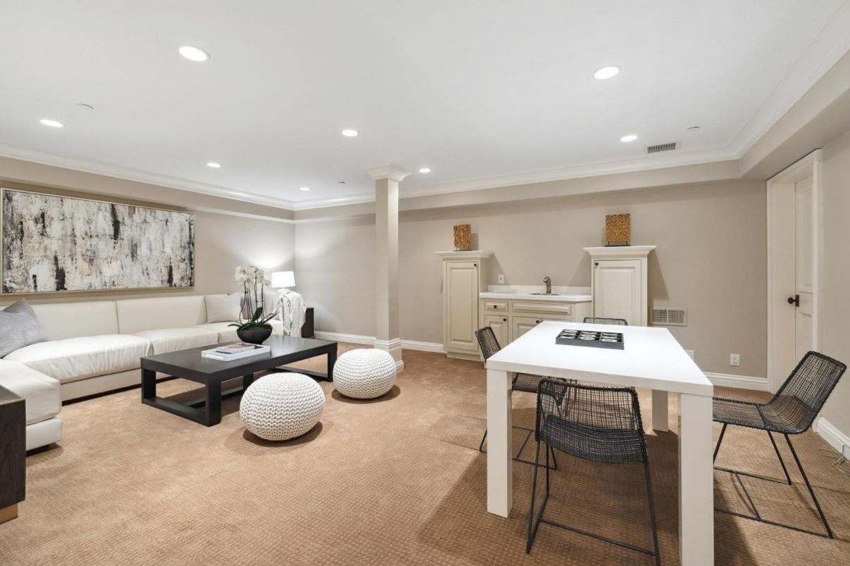 Interior, Living room, Recessed Lighting