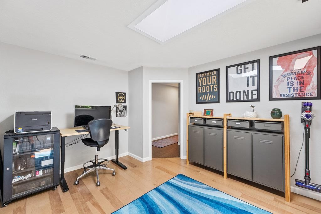 Home Office, Interior, Wood Texture Flooring