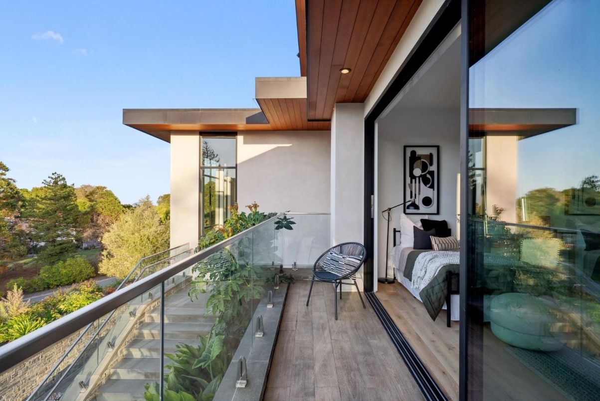 Exterior, Wood Texture Flooring
