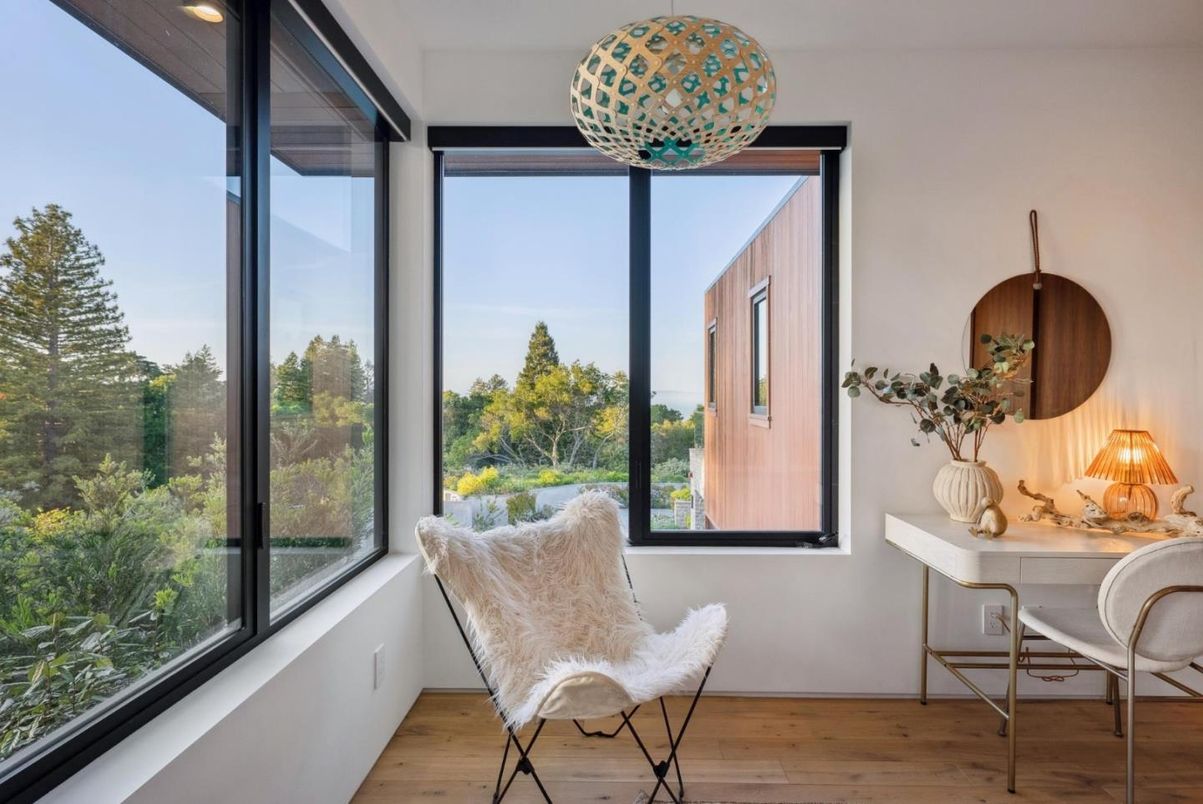 Home Office, Interior, Wood Texture Flooring