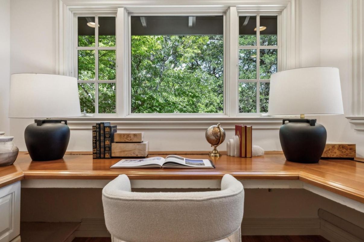 Home Office, Interior, Wood Texture Flooring