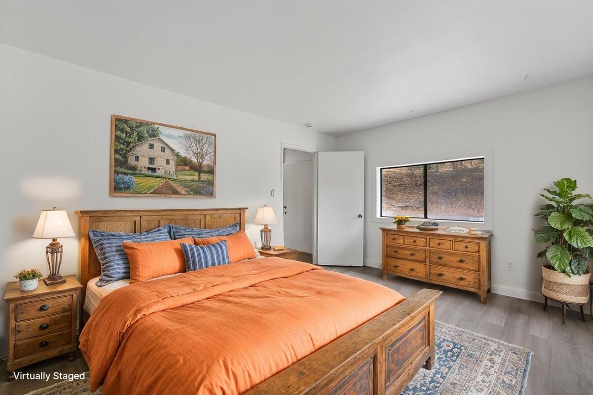 Bedroom, Interior, Wood Texture Flooring