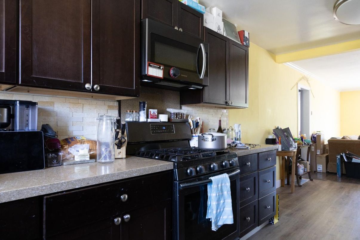 Interior, Kitchen, Wood Texture Flooring