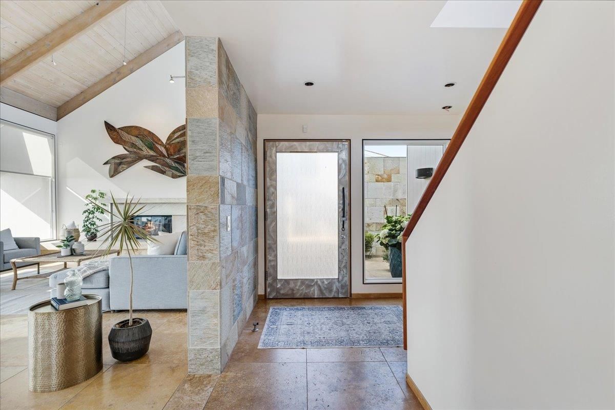Interior, Recessed Lighting, Wooden Beams
