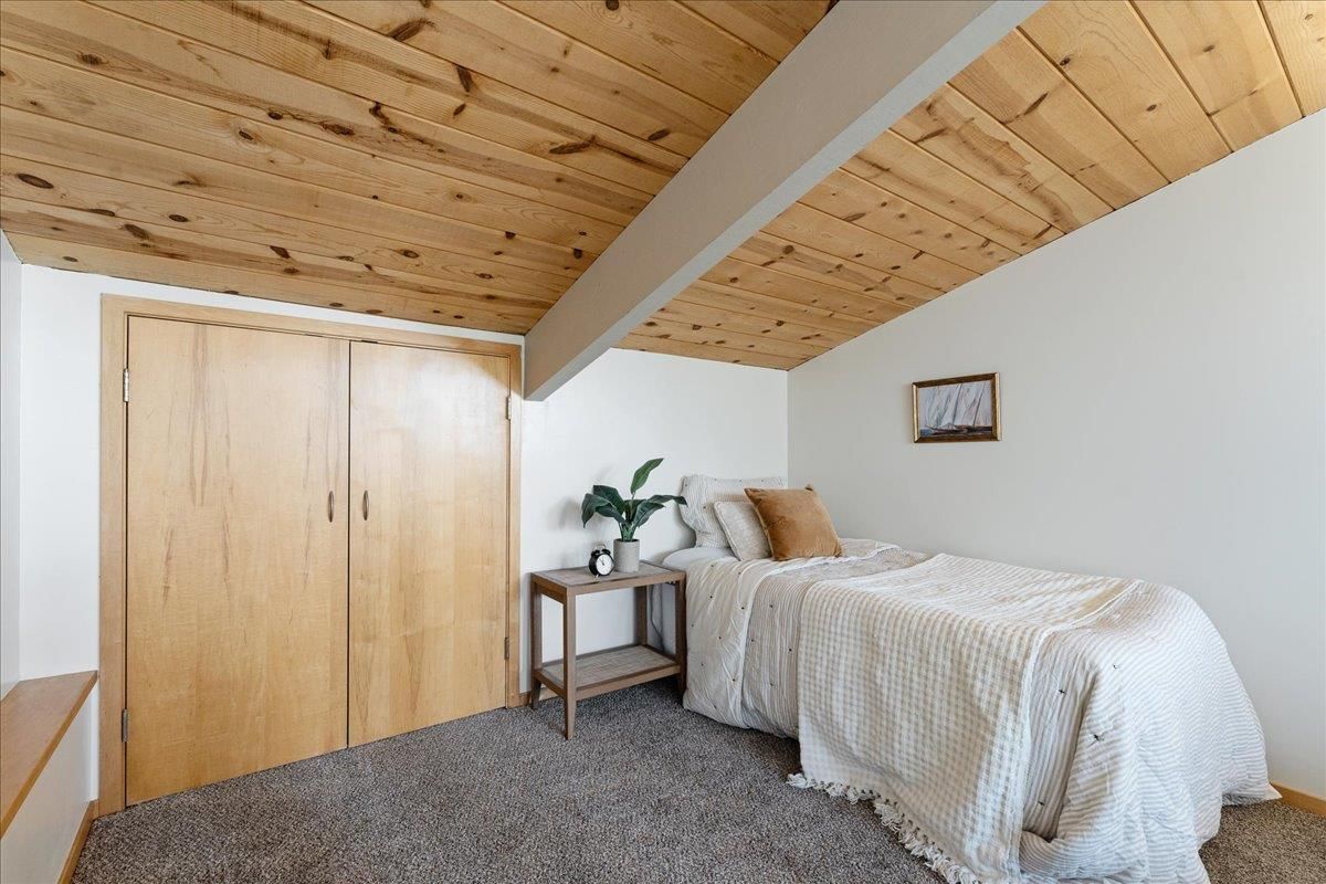 Bedroom, Interior, Wooden Ceilings