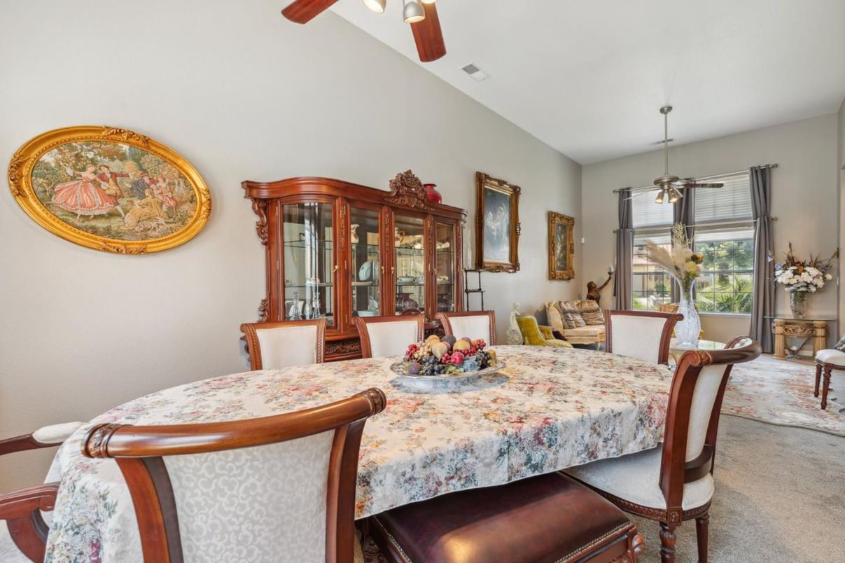 Dining room, Interior, Pendant Lights