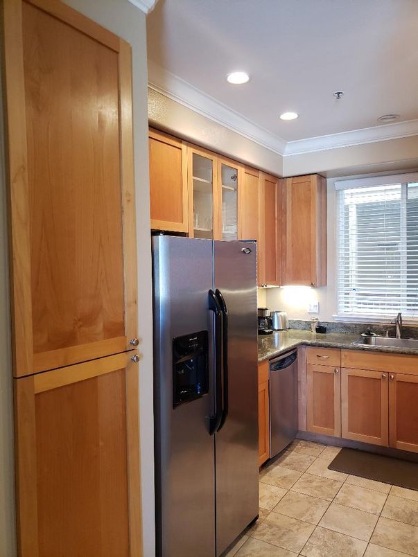 Interior, Kitchen, Recessed Lighting, Stainless Steel Appliances