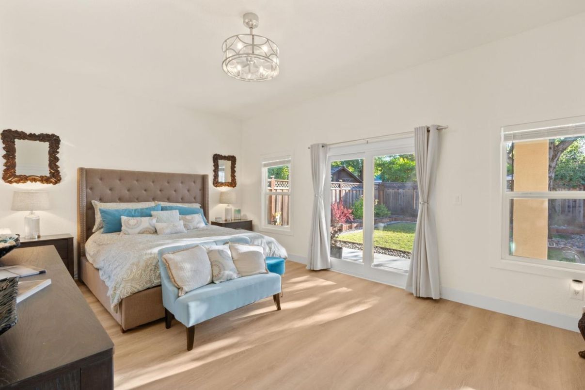 Bedroom, Interior, Wood Texture Flooring