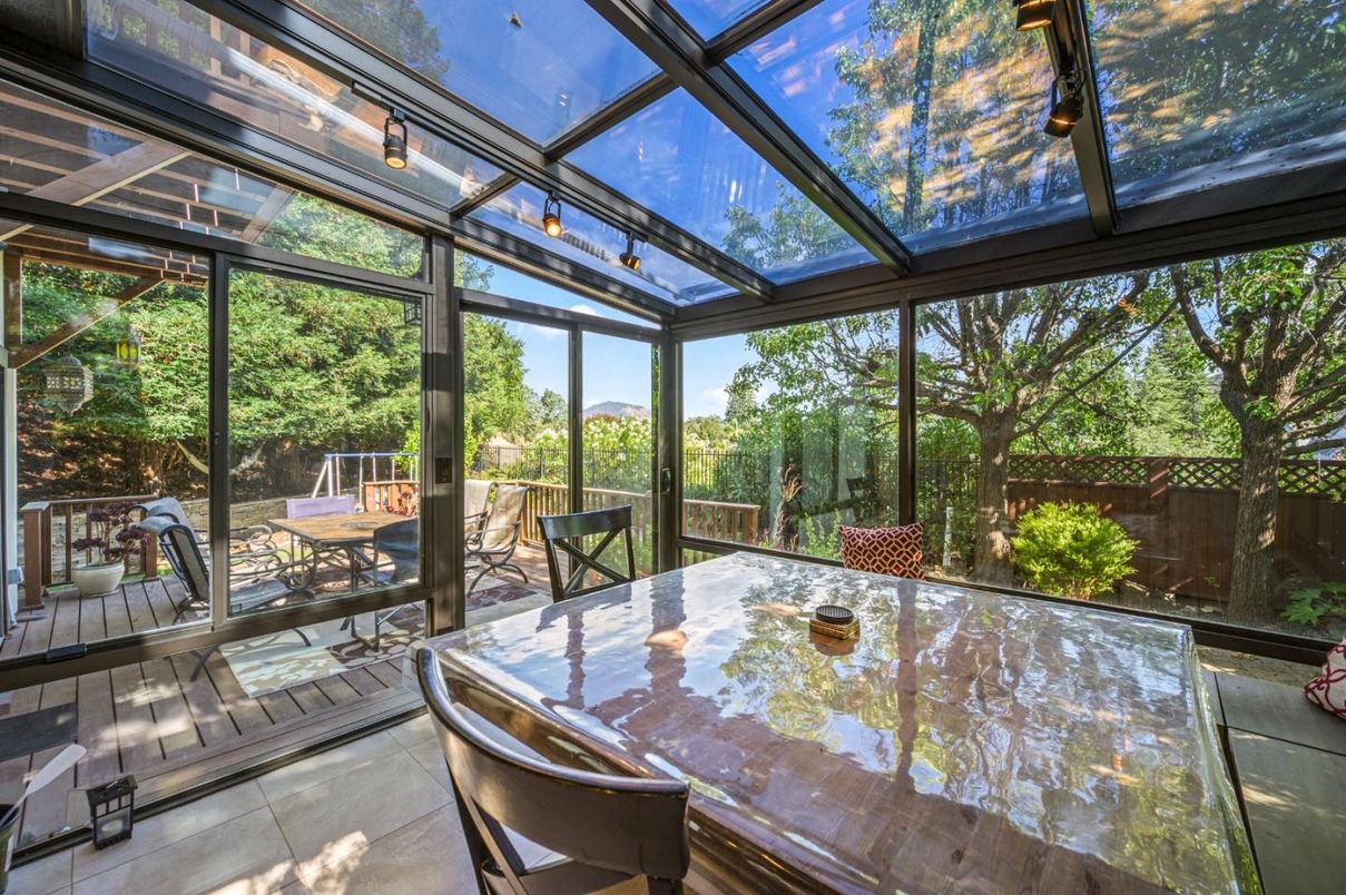 Dining room, Glass Ceilings, Interior, Sun Room