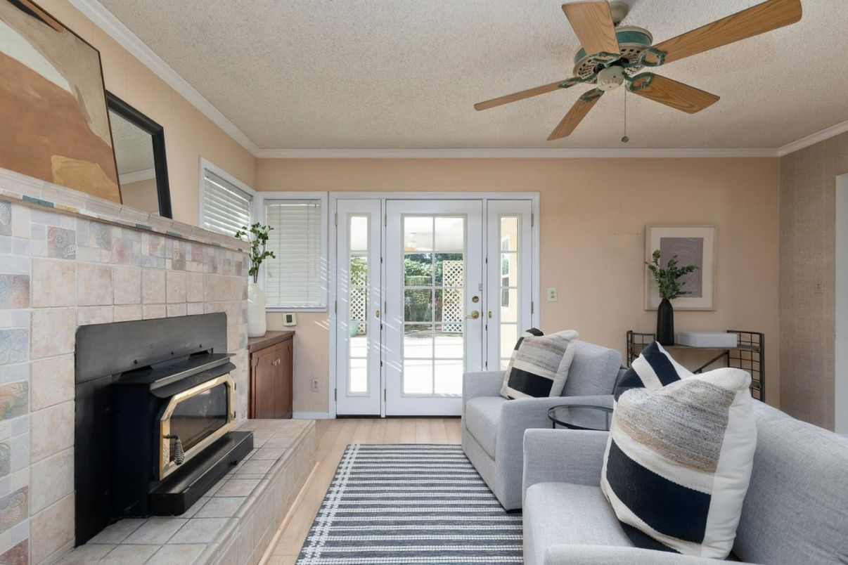 Fireplace, Interior, Living room, Wood Texture Flooring