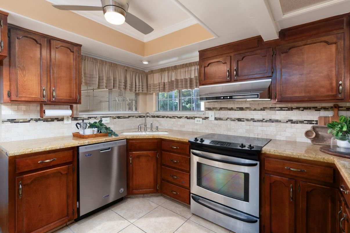 Interior, Kitchen, Recessed Lighting, Stainless Steel Appliances