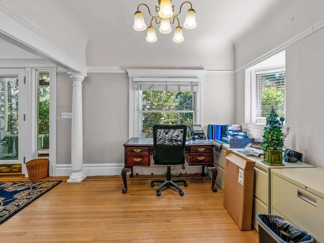 Home Office, Interior, Wood Texture Flooring