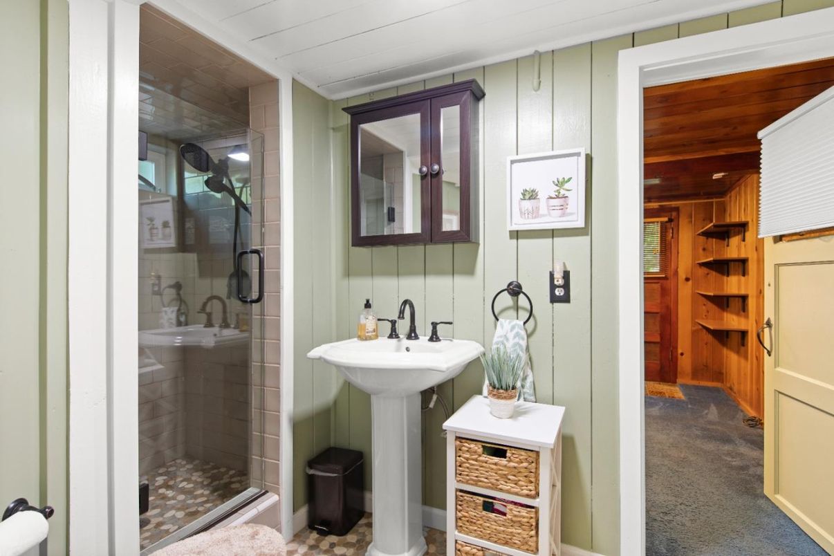 Bathroom, Glass Shower, Interior