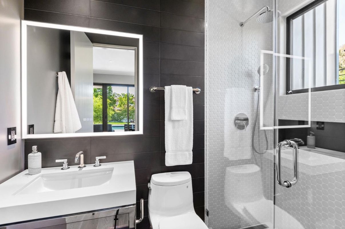 Bathroom, Glass Shower, Interior