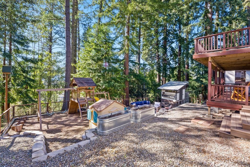Backyard, Exterior, Hot Tub, Playground
