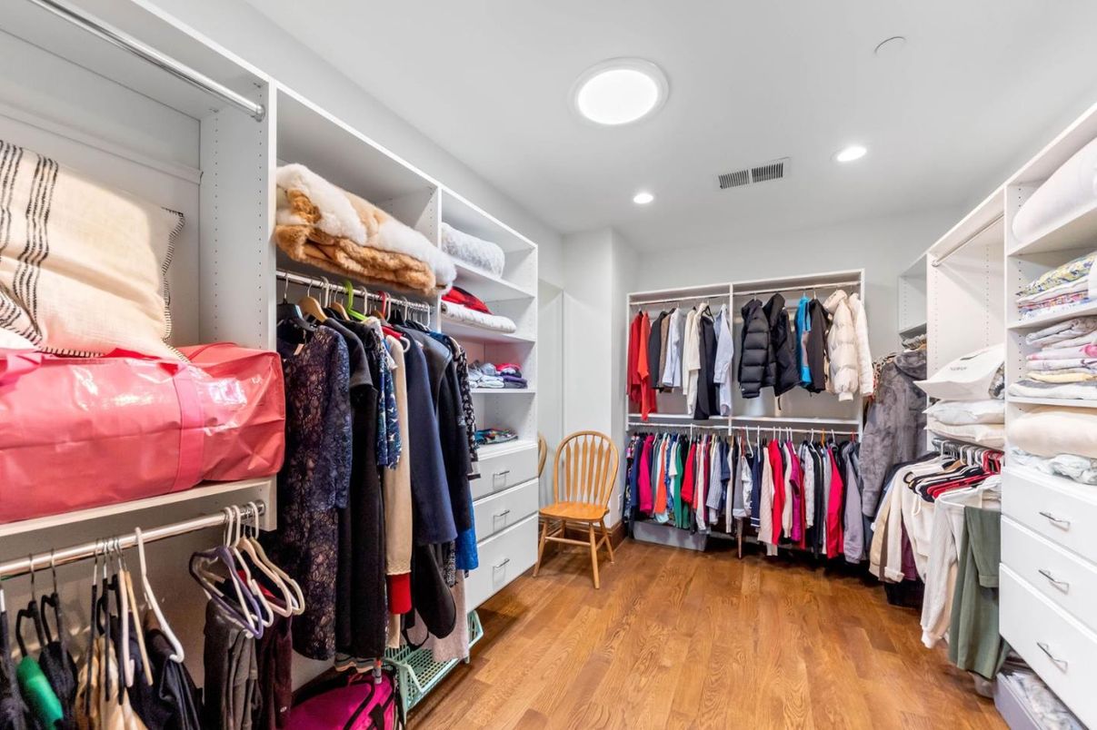 Interior, Recessed Lighting, Walk-in Closets, Wood Texture Flooring