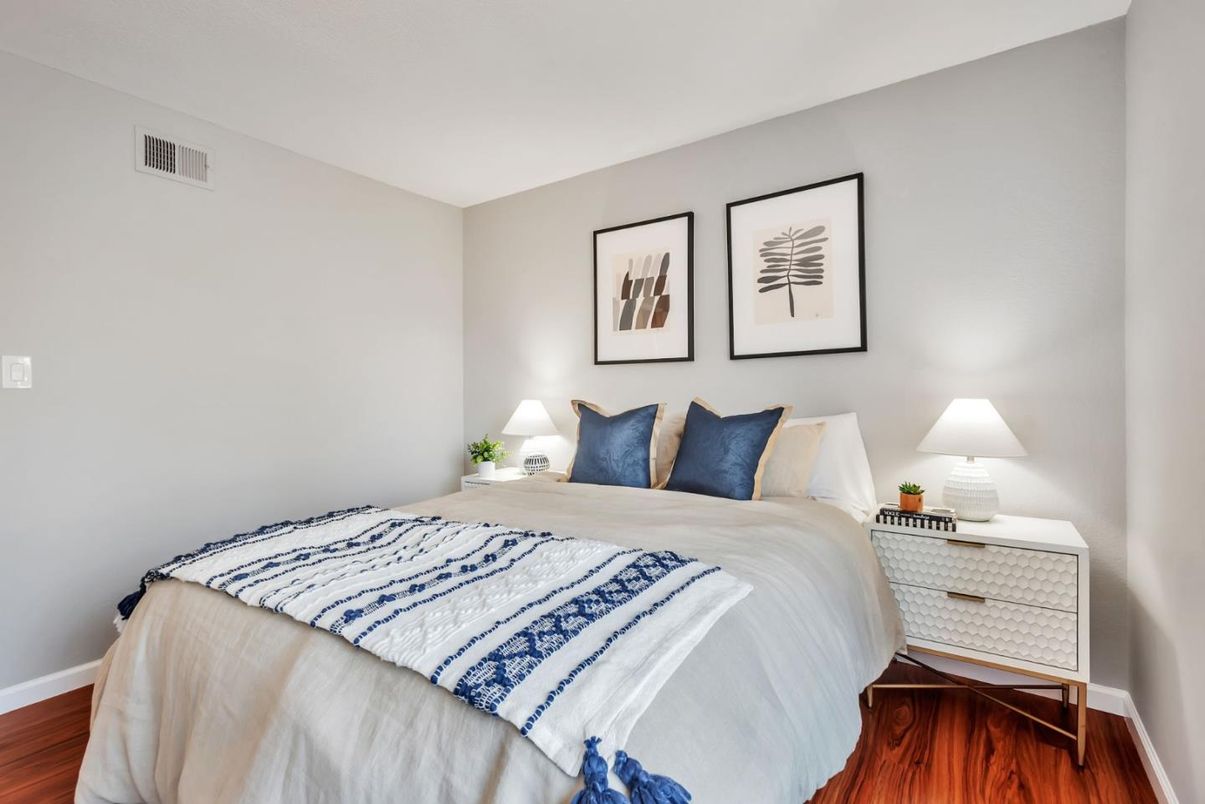 Bedroom, Interior, Wood Texture Flooring