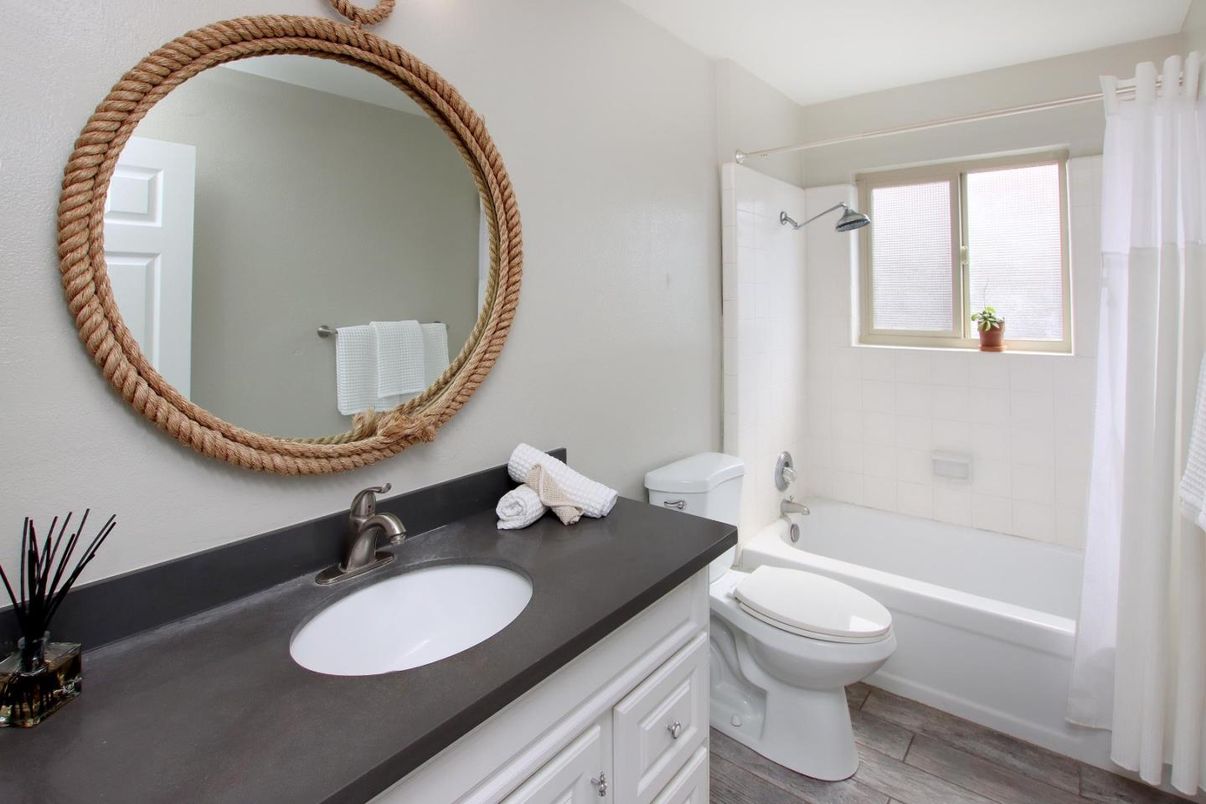 Bathroom, Interior, Wood Texture Flooring