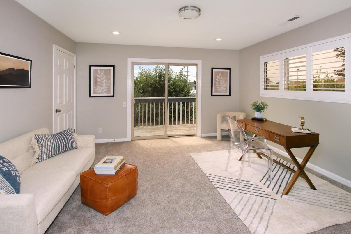 Home Office, Interior, Recessed Lighting