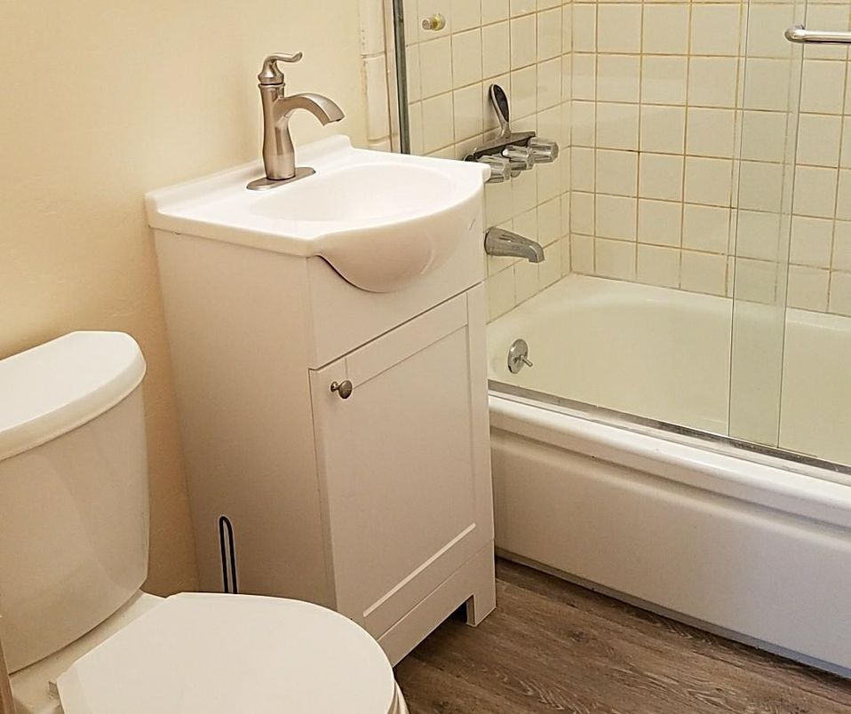 Bathroom, Interior, Wood Texture Flooring