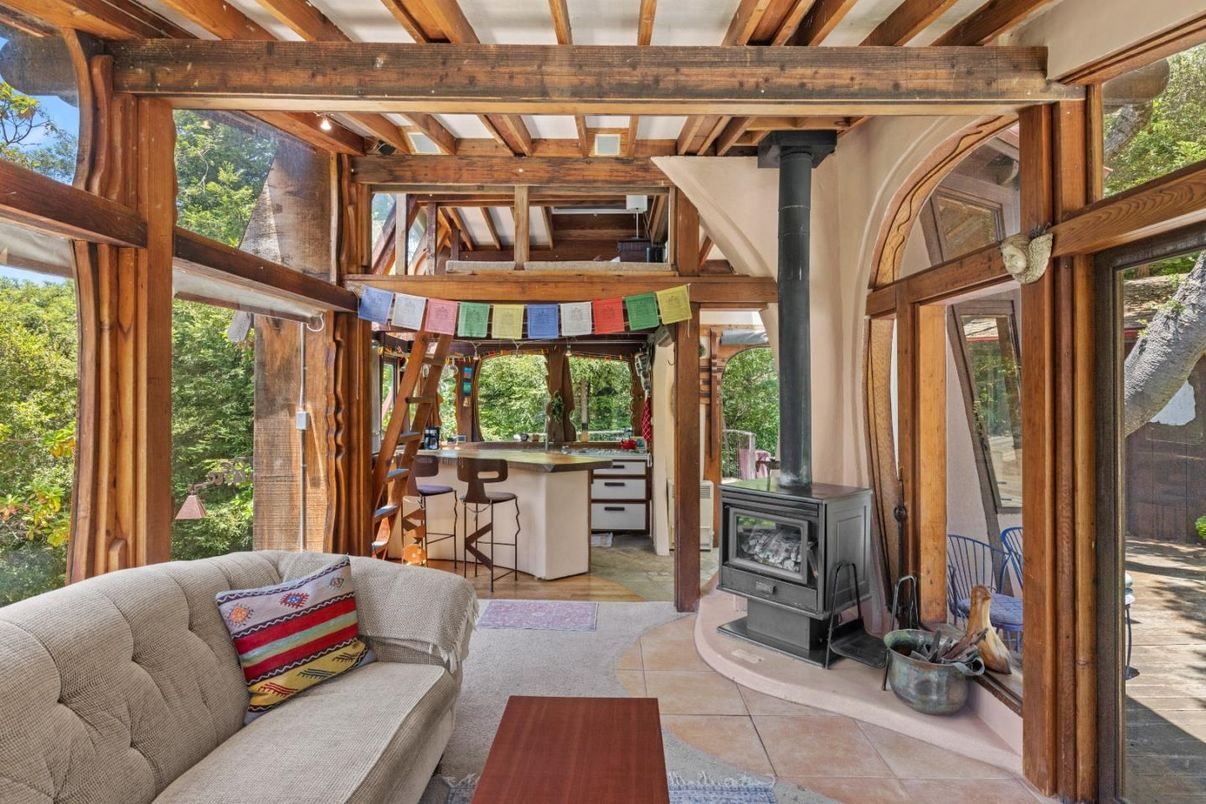 Fireplace, Interior, Living room, Wooden Beams