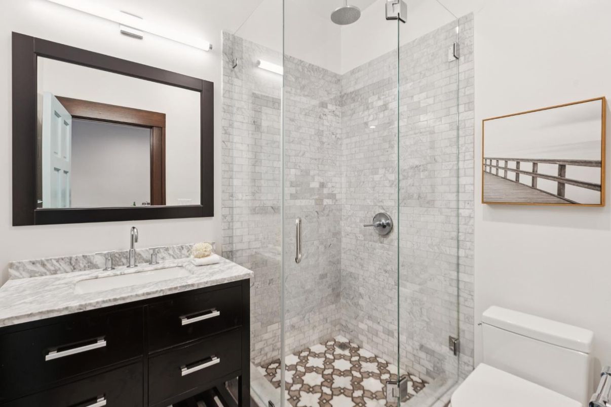 Bathroom, Glass Shower, Interior