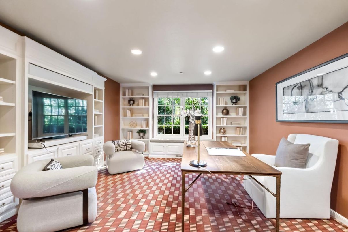 Home Office, Interior, Recessed Lighting