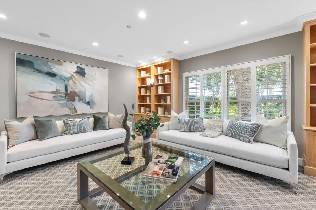 Interior, Living room, Recessed Lighting