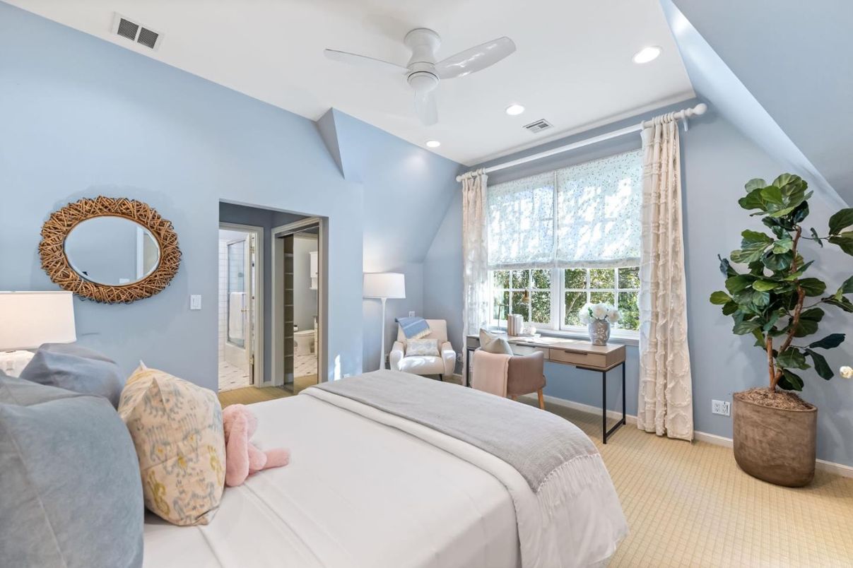 Bedroom, Home Office, Interior, Recessed Lighting
