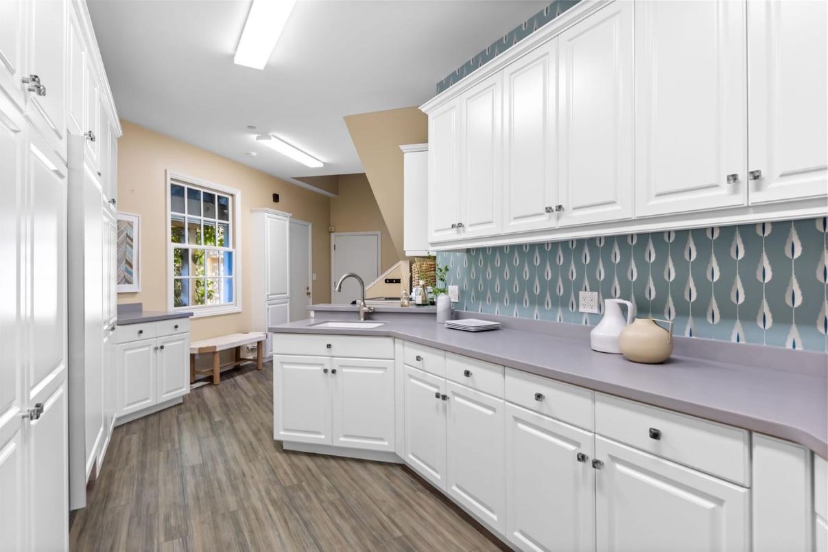 Interior, Kitchen, Wood Texture Flooring