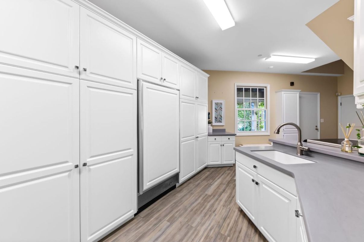 Interior, Kitchen, Wood Texture Flooring