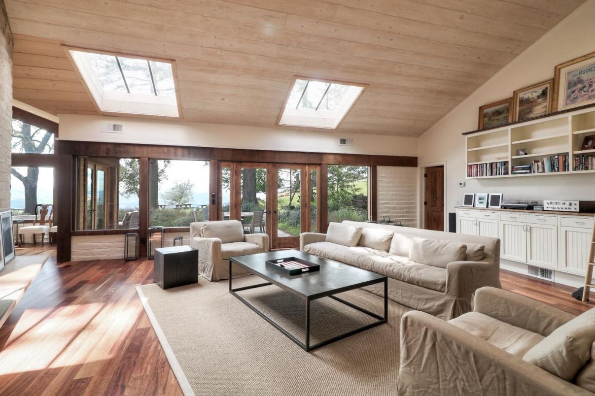 Interior, Living room, Wooden Ceilings, Wood Texture Flooring