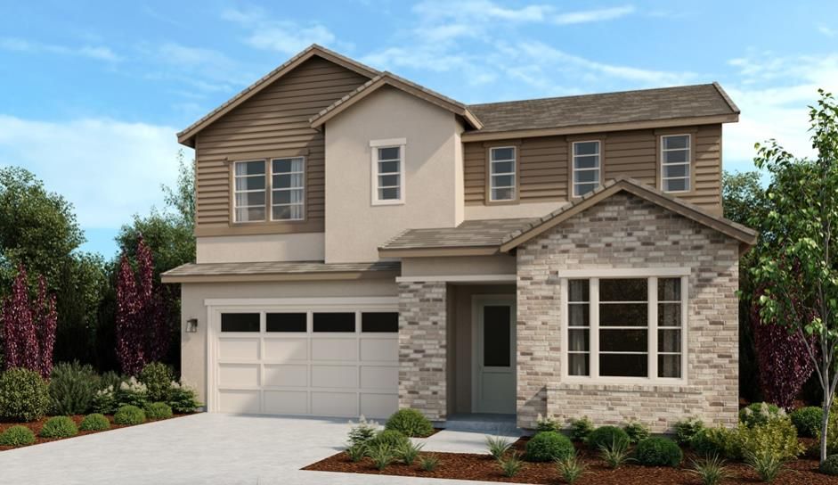 Attached, Exterior, Facade, Brick Traditional
