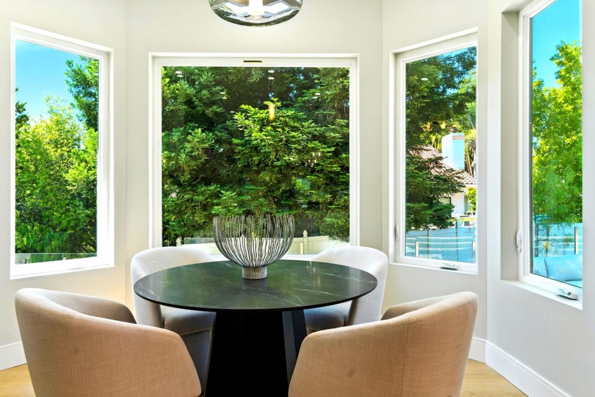 Dining room, Interior, Wood Texture Flooring