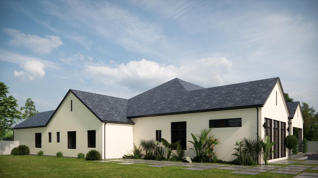 Backyard, Exterior, Facade, Farmhouse