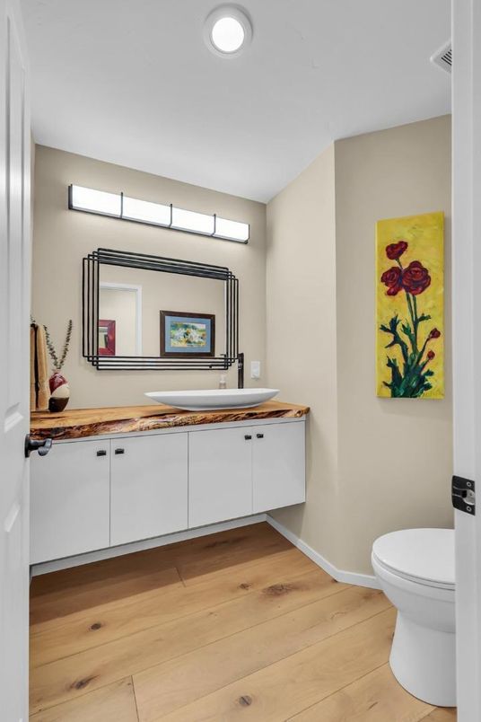 Bathroom, Interior, Wood Texture Flooring